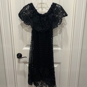 Black Gianni bini dress
